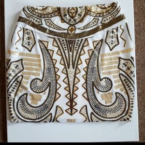 Arden B Tribal Bodycon Skirt